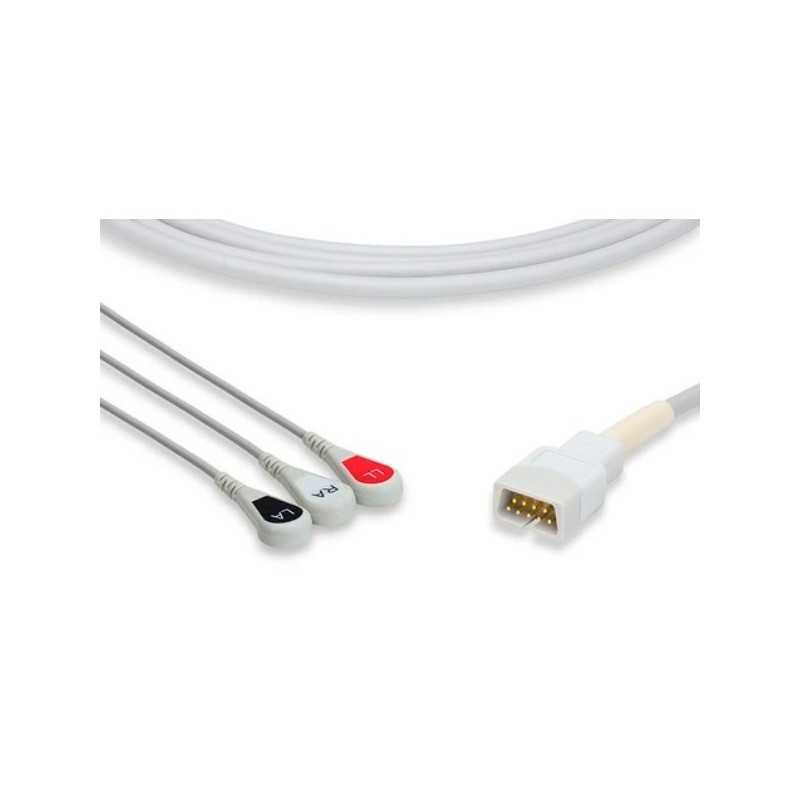 Cable de ECG puntas unidas Mek MP500, MP600, MP1000
