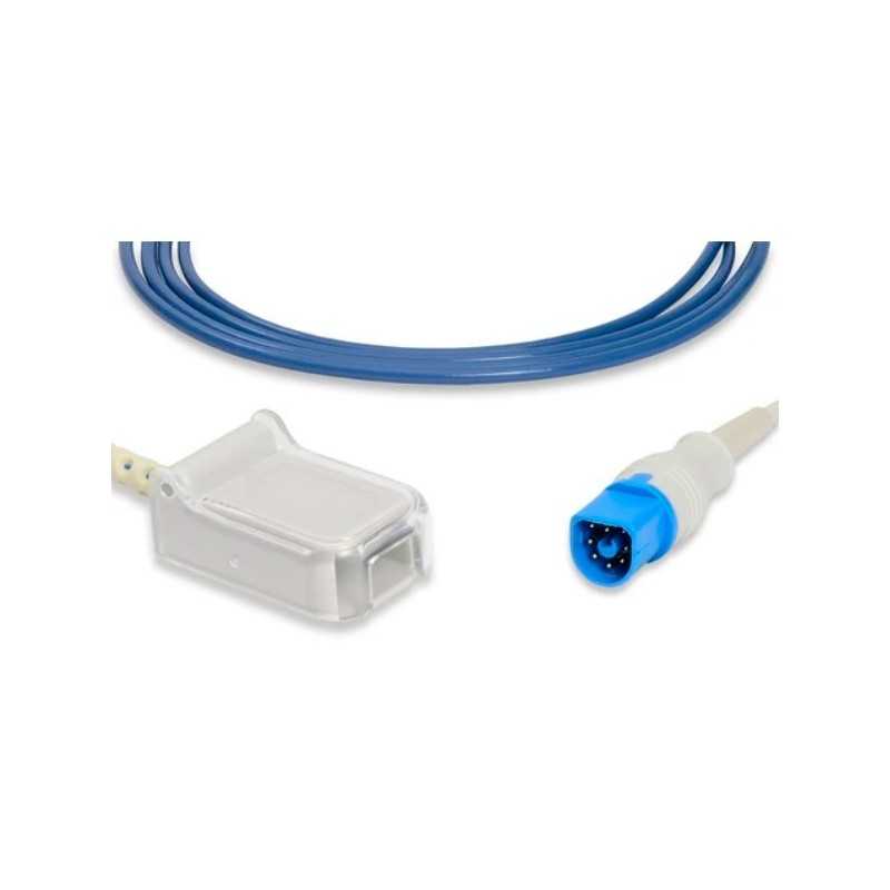 Cable adaptador SpO2 compatible HP Philips® para Masimo® LNCS LNC MP10