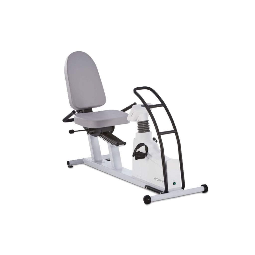 Ergómetro ergoselect 600, con ajuste de respaldo en 3 puntos, soporta hasta 300 kg