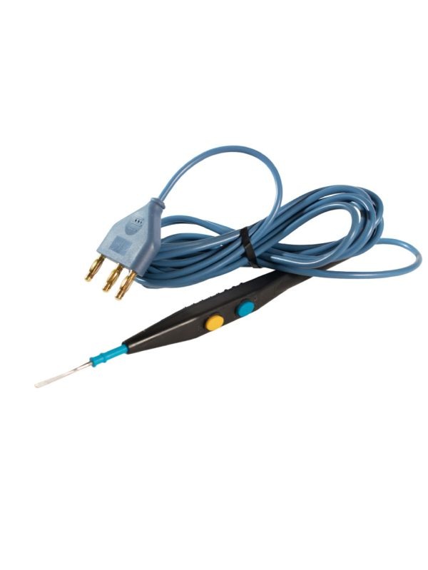 Lápiz reutilizable electroquirúrgico con interruptor manual